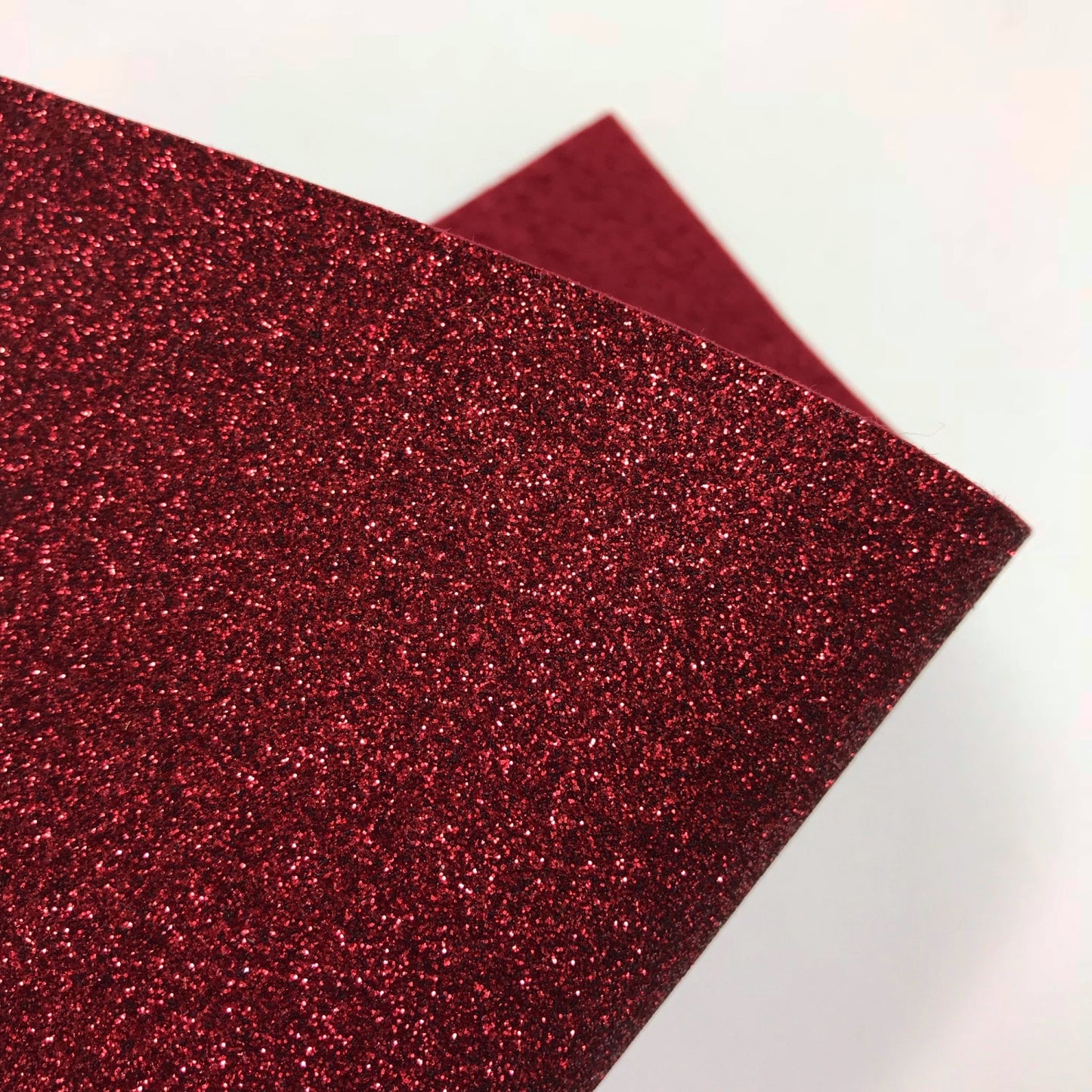 Maroon Glitter Felt