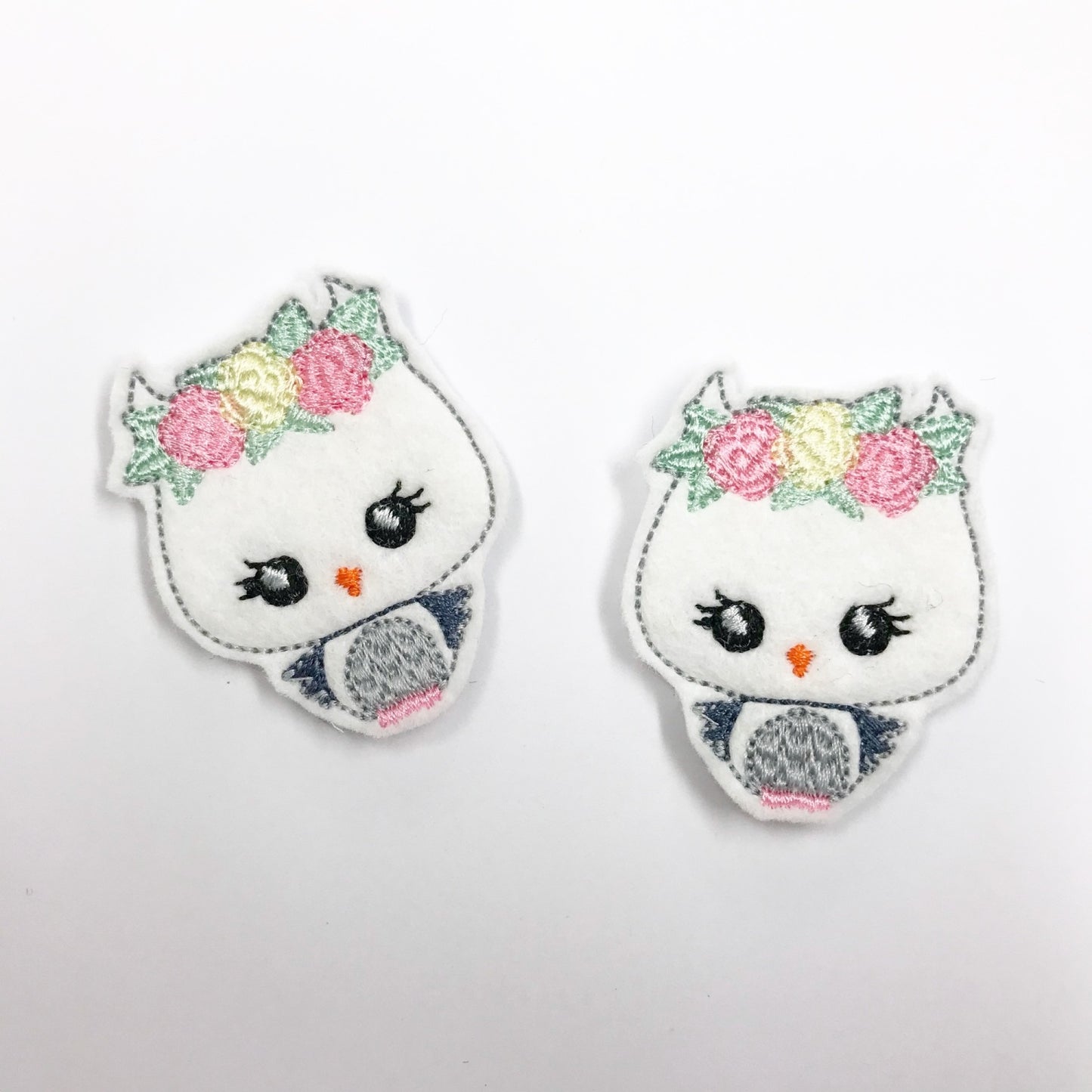 Tweet Twoo Owl Felties - strip of 3
