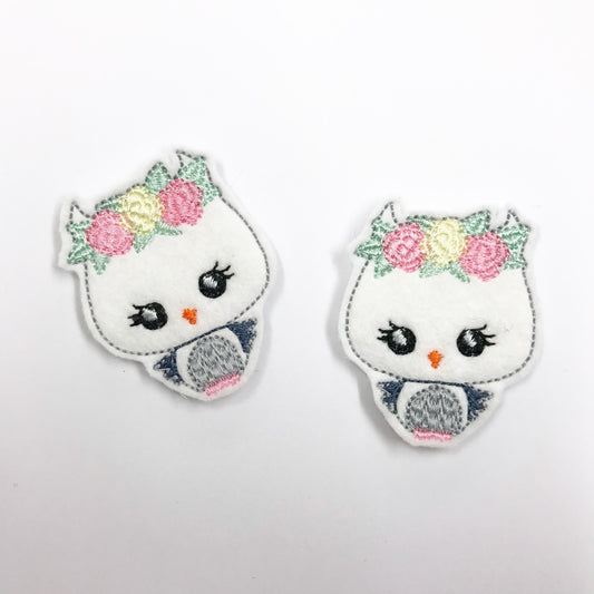 Tweet Twoo Owl Felties - strip of 3