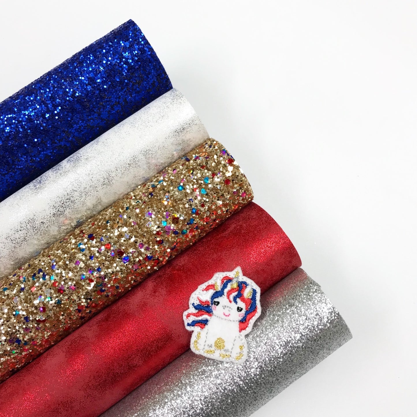 Kawaii Unicorn Felties / Strip of 3