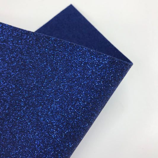 Royal Blue Glitter Felt