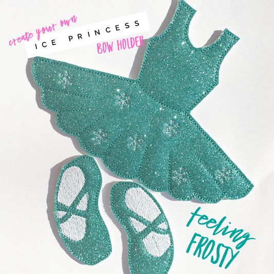 Ice Princess Ballet Girl Bow Holder