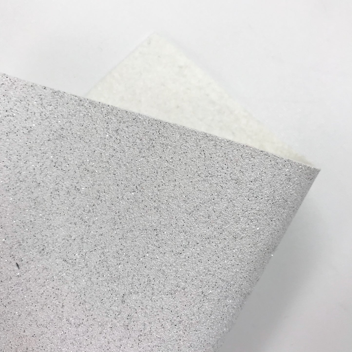 White Granite Glitter Felt