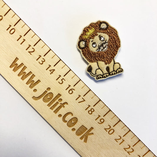 King Lion Feltie / Strip of 3