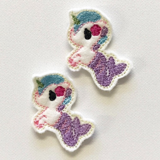 Mermicorn Feltie - strip of 3
