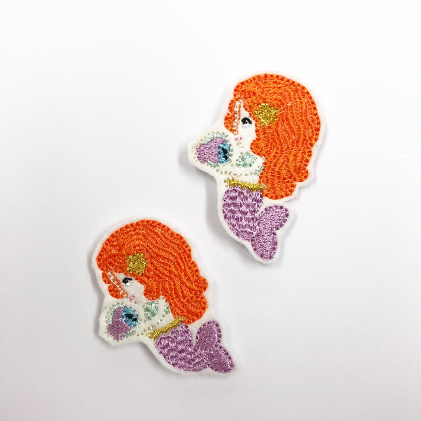 Mermaid Feltie - strip of 3
