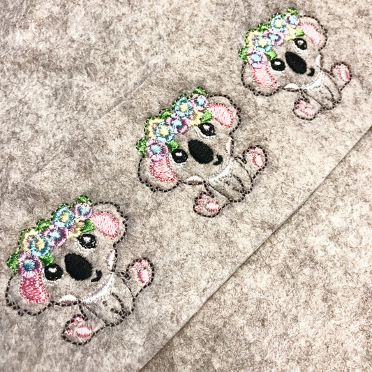 Koala Kate Felties / Strip of 3
