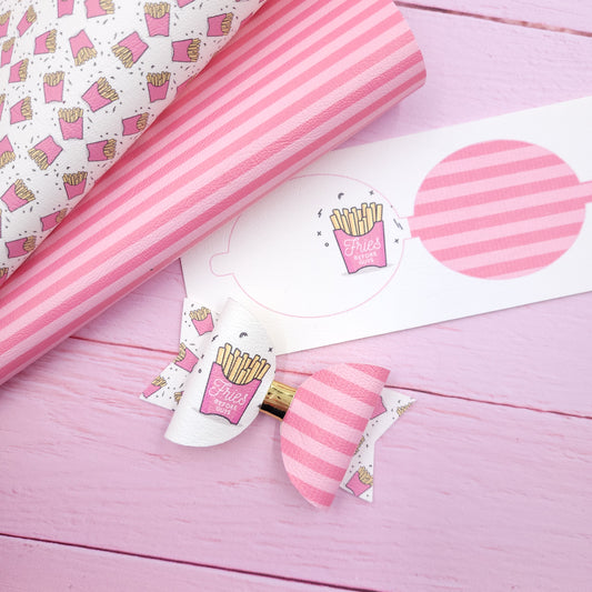 Fries Before Guys Printed Bow Loops