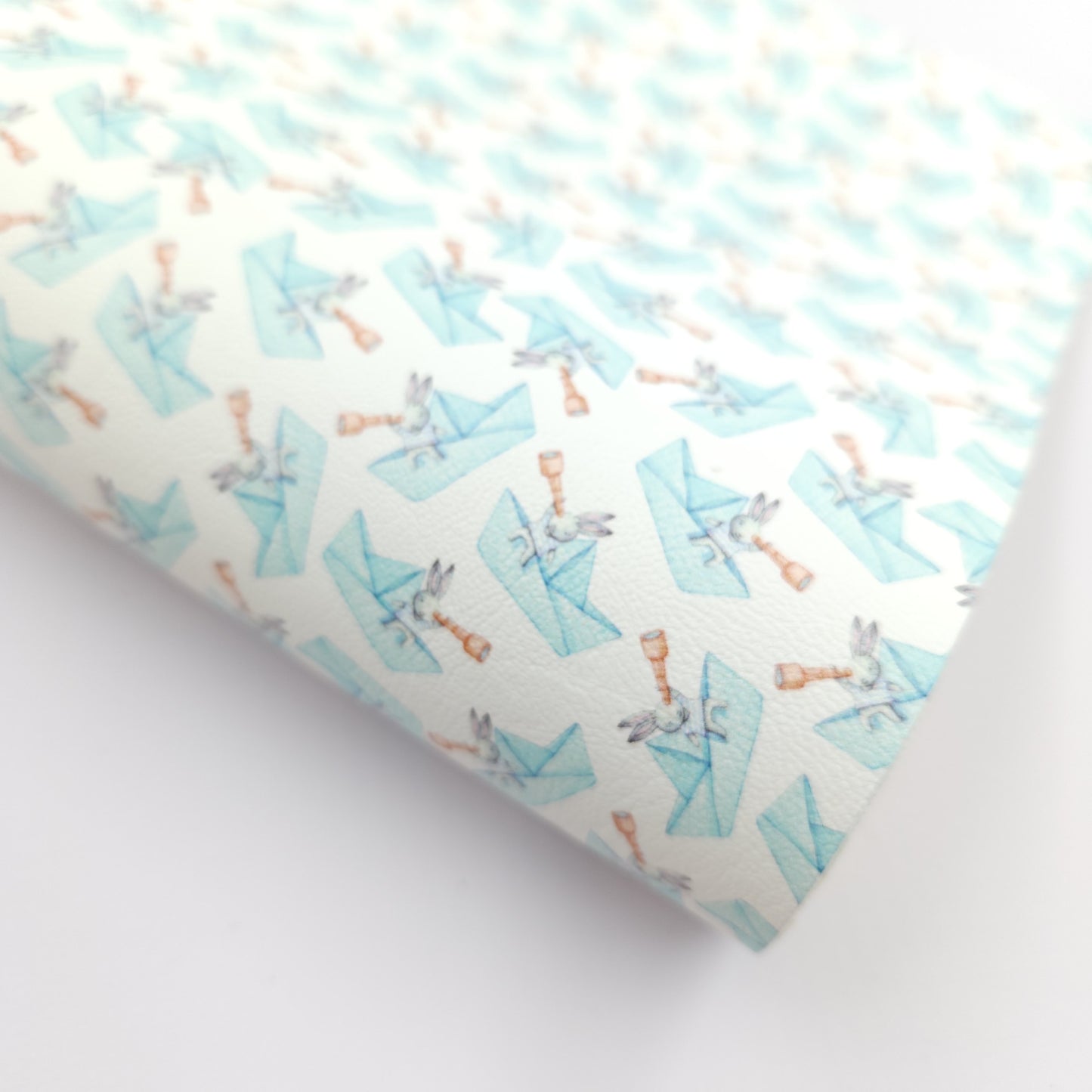 Mr Bunny Boat Adventures Artisan Leatherette