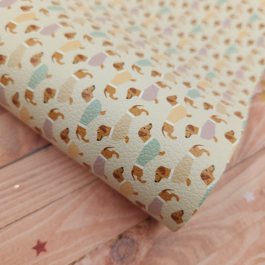 Dachshund Artisan Leatherette