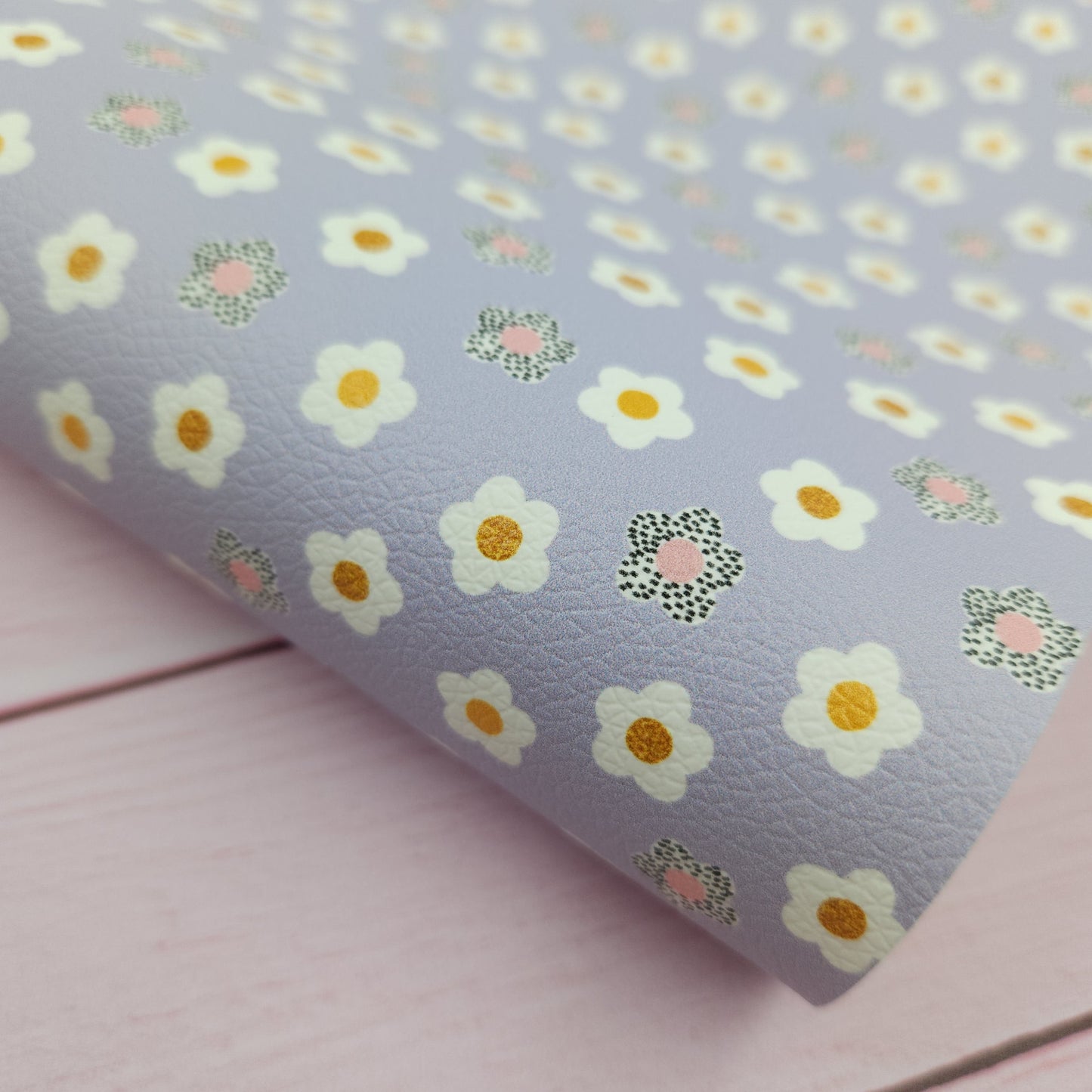 Daisy Dots Artisan Leatherette