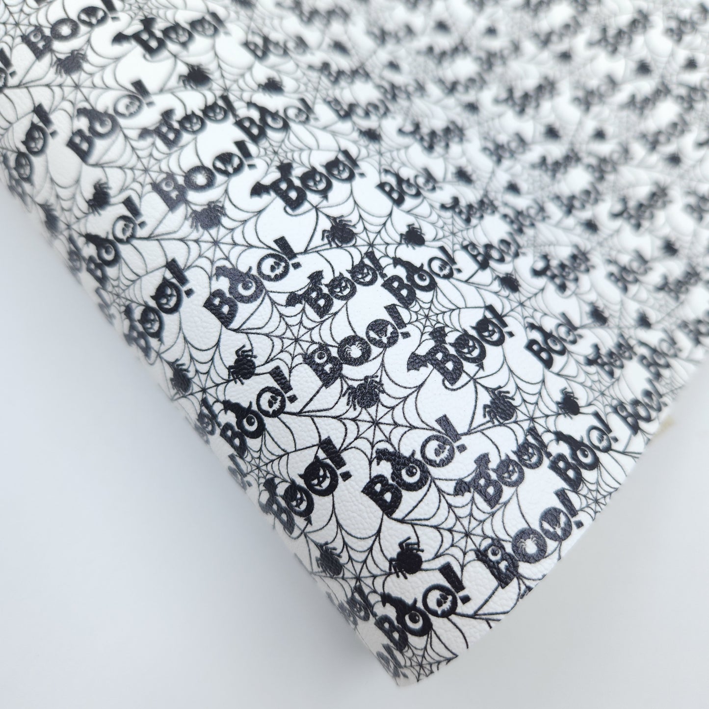 Boo Spider Webs Artisan Leatherette