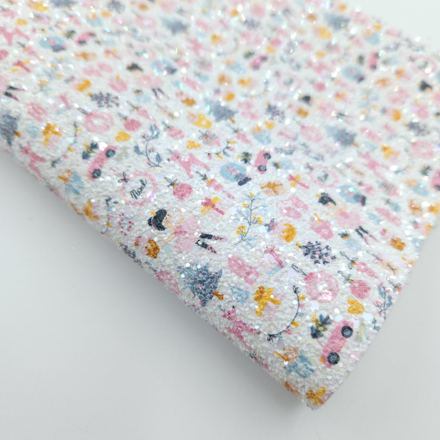 A Pink Noel Chunky Glitter