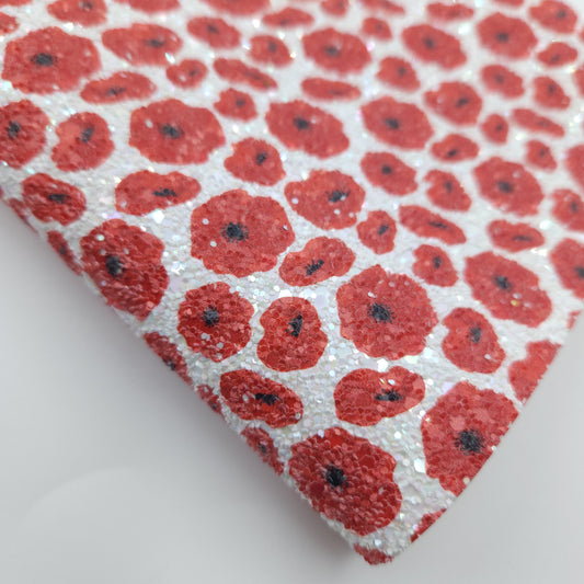 Red Poppy Chunky Glitter