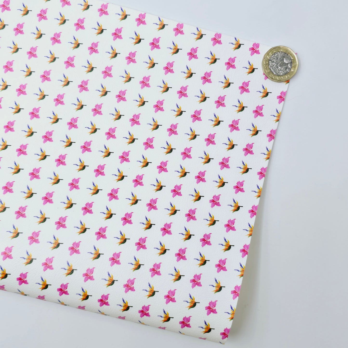 Hawaiian Jungle Floral Artisan Leatherette