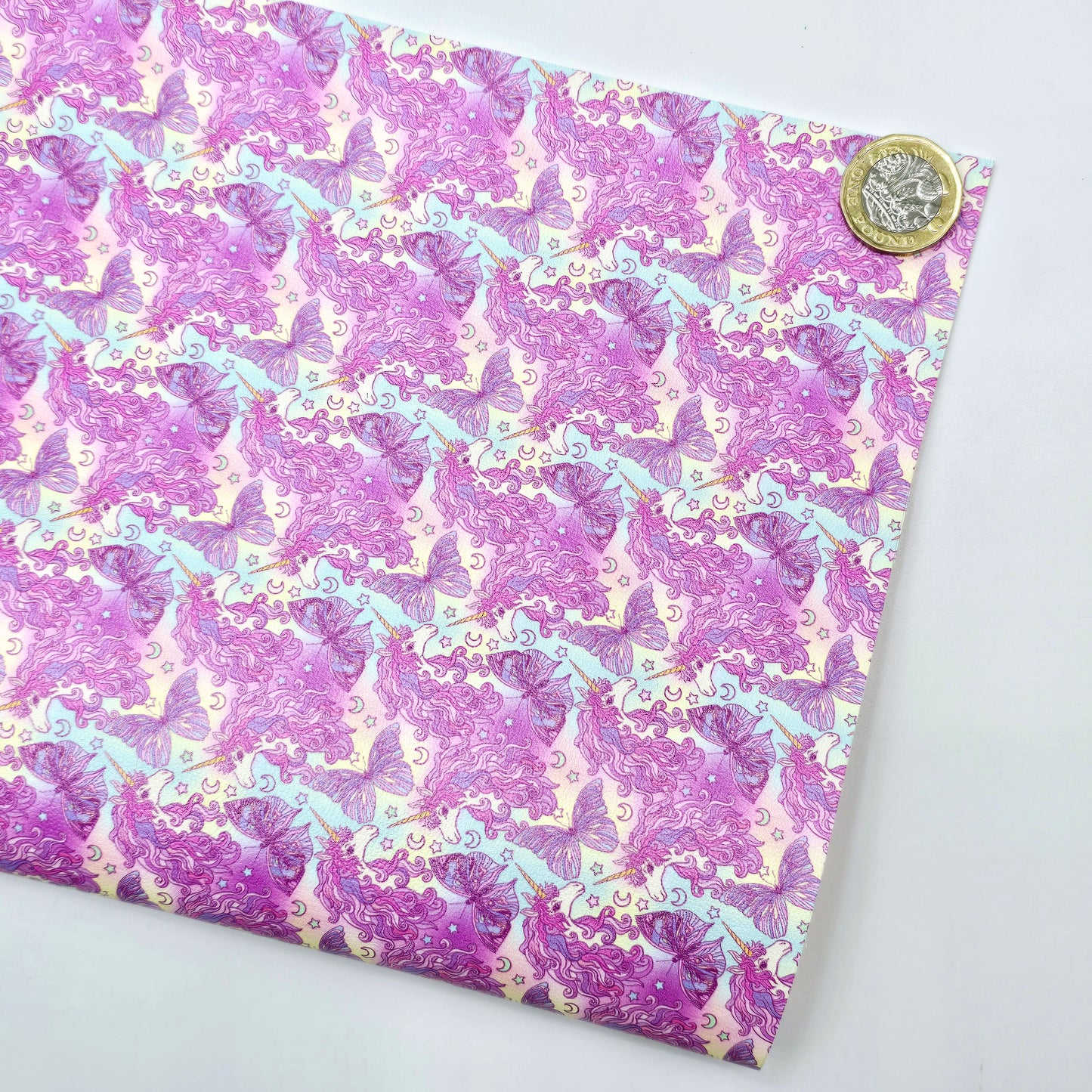 Butterfly Unicorn Artisan Leatherette