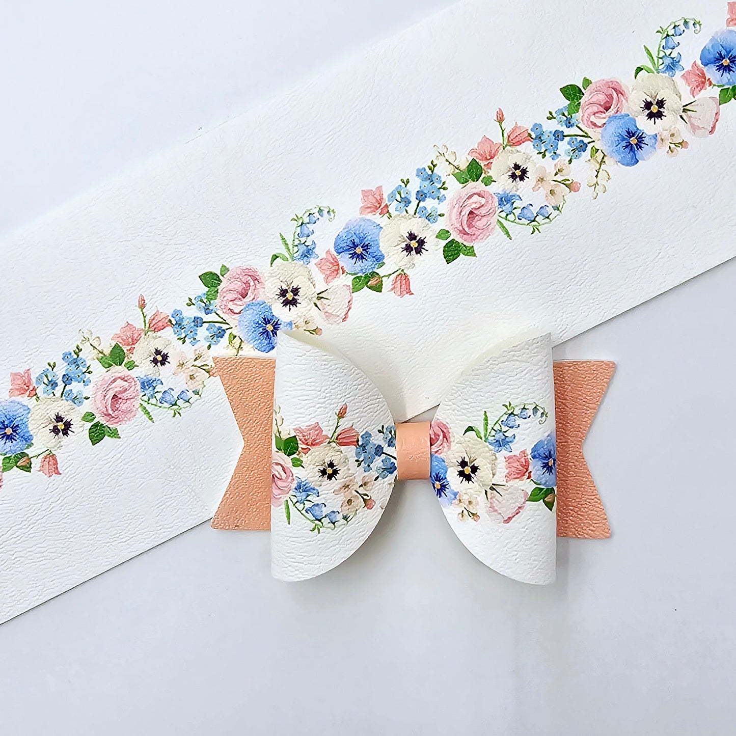 Pansies & Bluebell Pretties Fabric Roll
