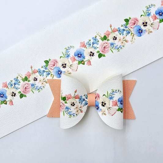 Pansies & Bluebell Pretties Fabric Roll