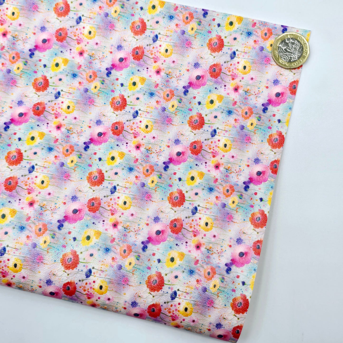 Paint by Flowers Style 4 Artisan Leatherette