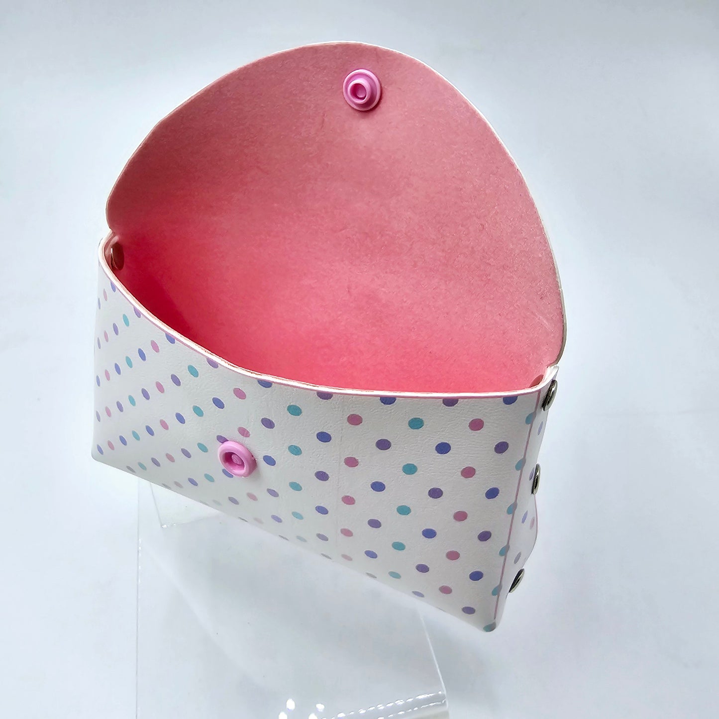 Pastel Dotty Personalised Mini Clutch