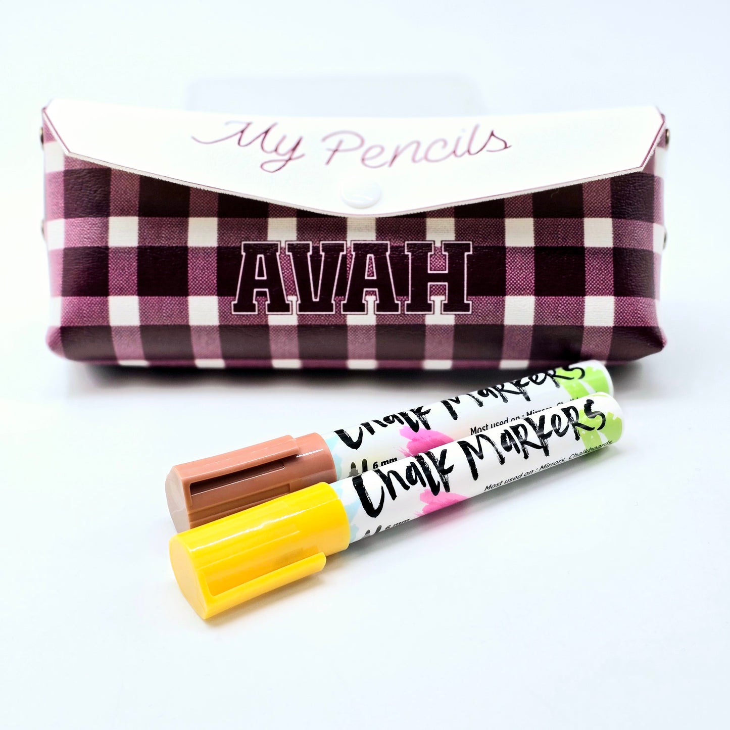 Personalised School pencil case Afro girl style