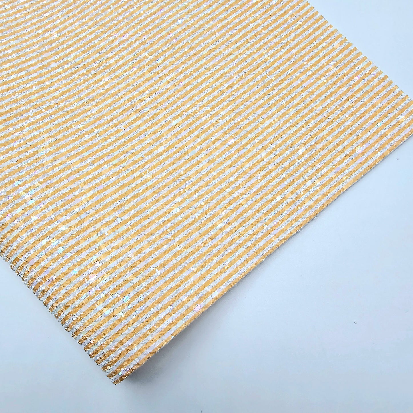 Candy Stripe Printed Chunky Glitter