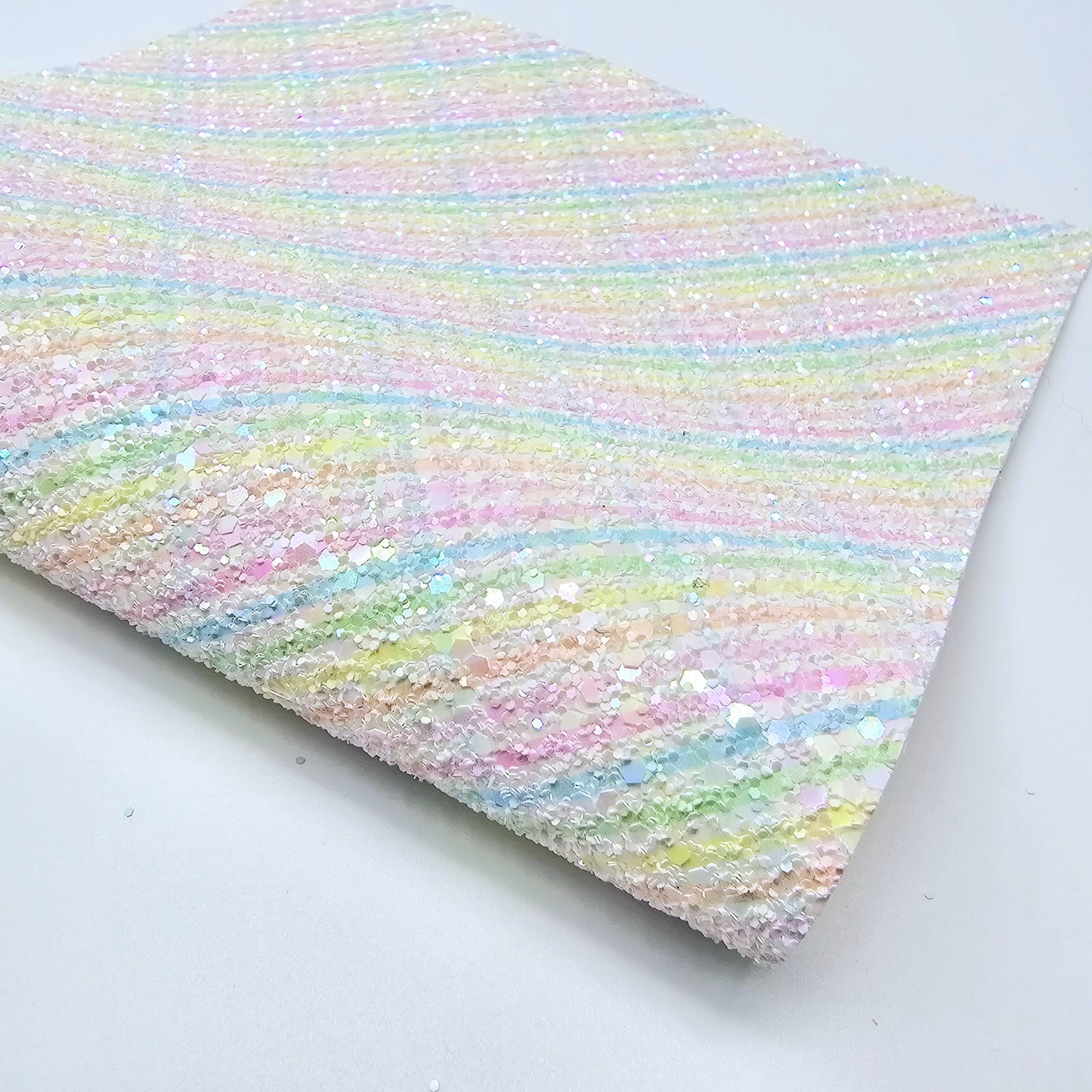 Pastel Plaid Chunky Glitter