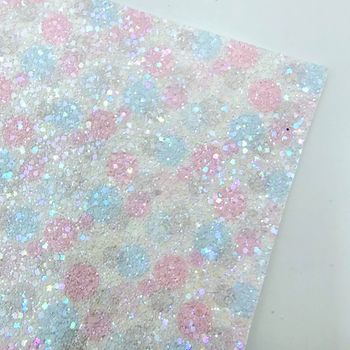 Abstract Bubbles Chunky Glitter