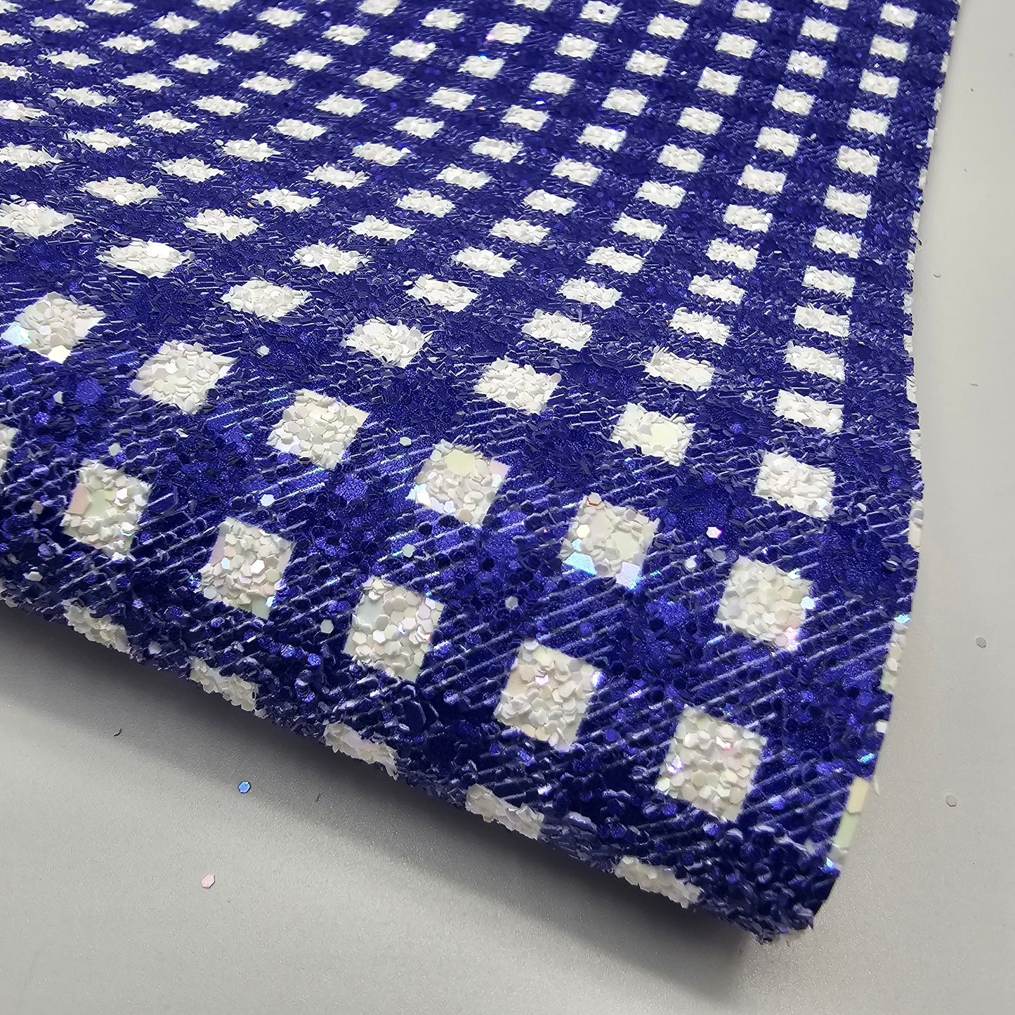 Bright Gingham Chunky Glitter