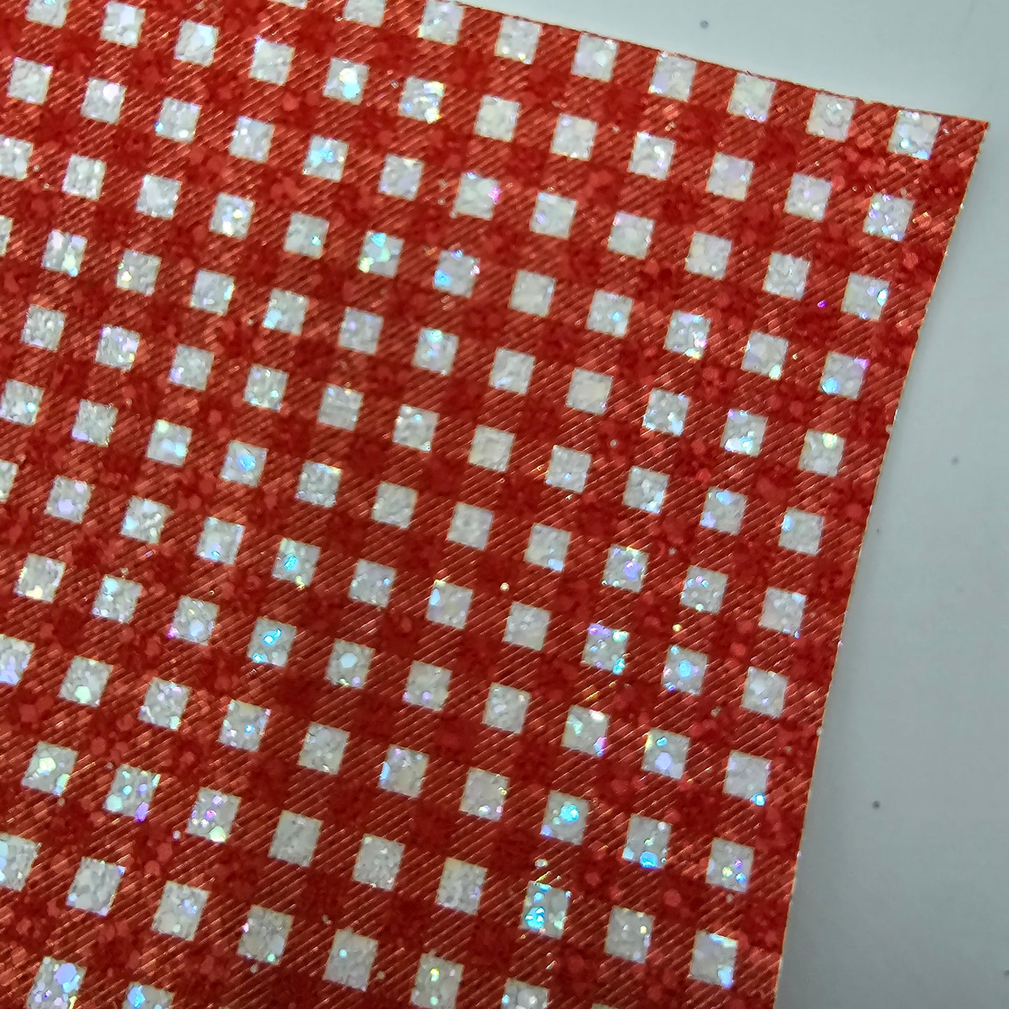 Bright Gingham Chunky Glitter