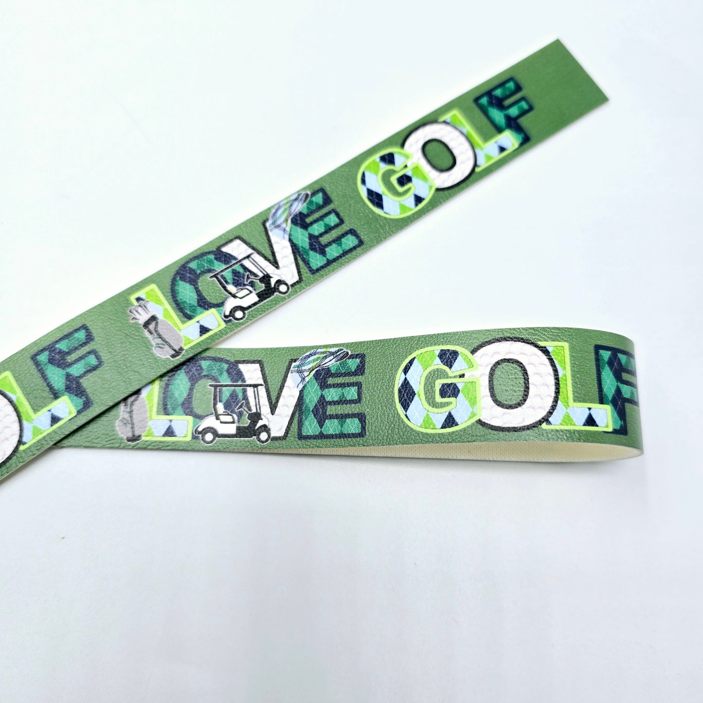 Love Golf Double Sided Leatherette