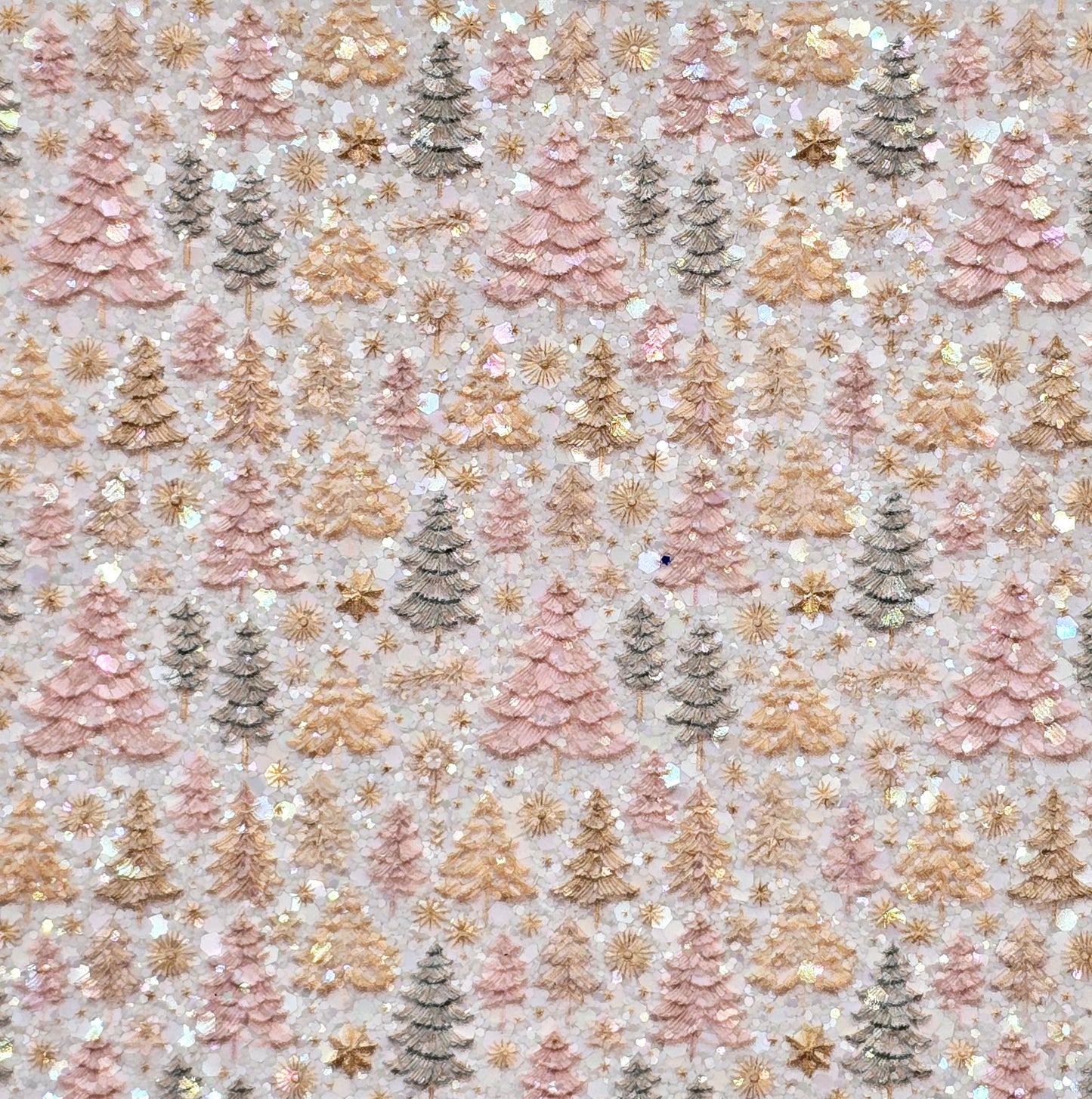 Pearlescent Christmas Trees Chunky Glitter