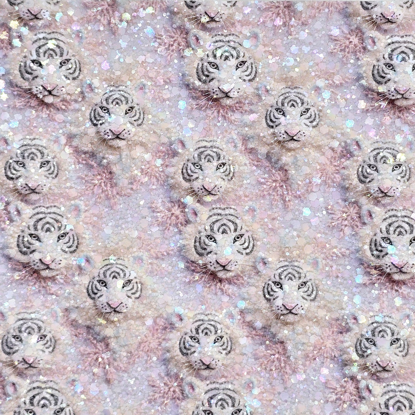 White Tiger Chunky Glitter