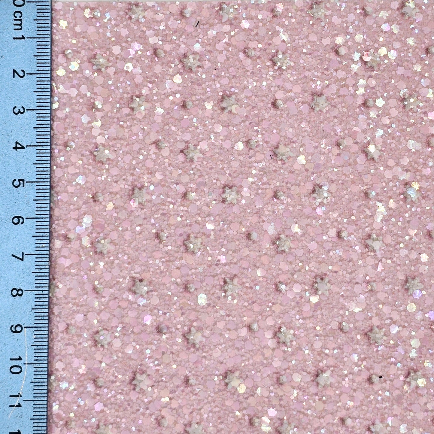 Pink Stars (Gingerbread Background)Chunky Glitter