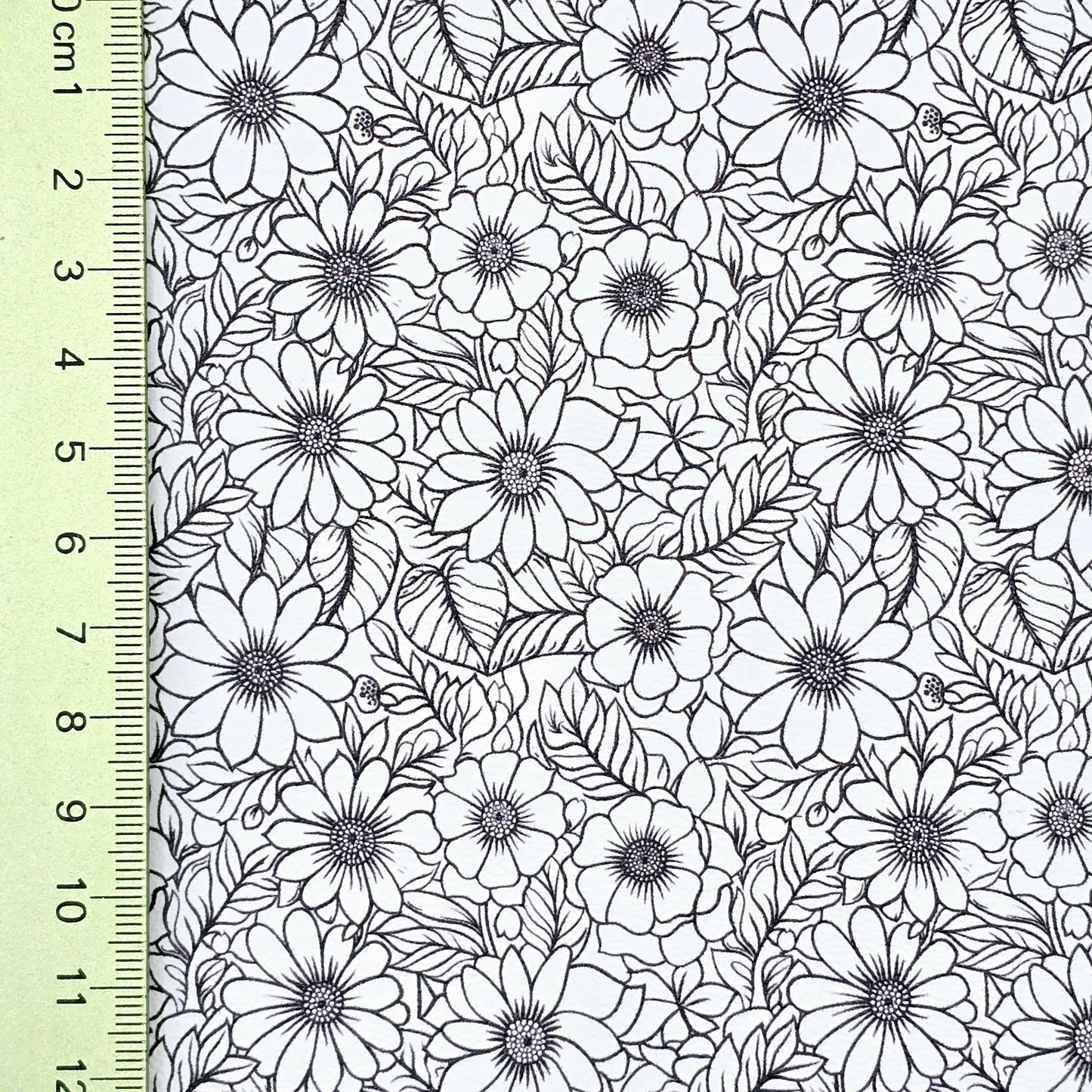 "Colour me in" Floral Artisan Leatherette