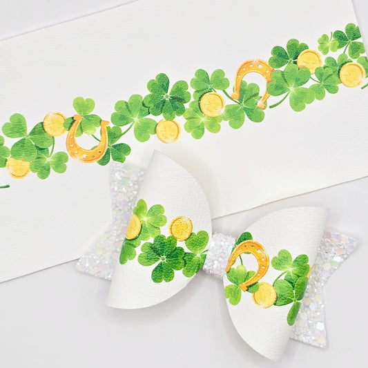 Lucky Clover FABRIC ROLL  ** SECONDS**