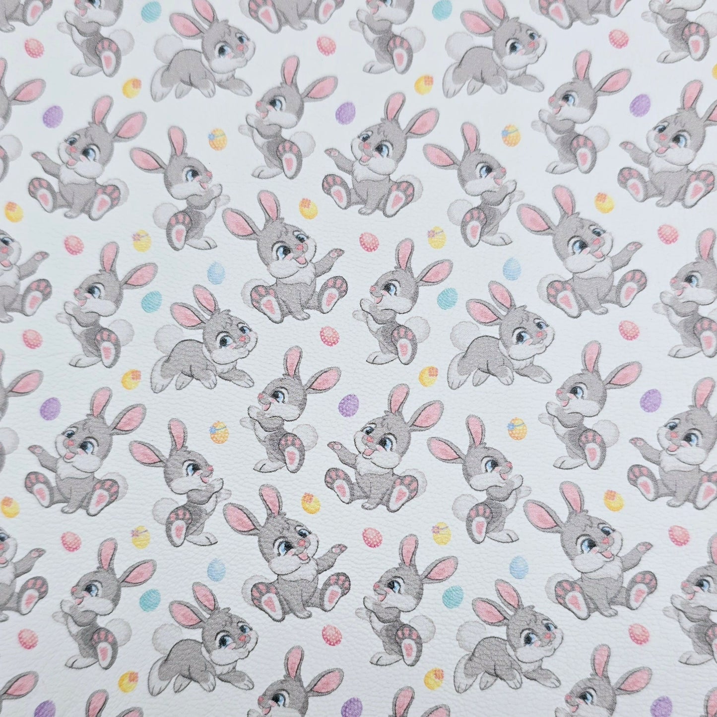 Springtime Fun Bunny Artisan Leatherette