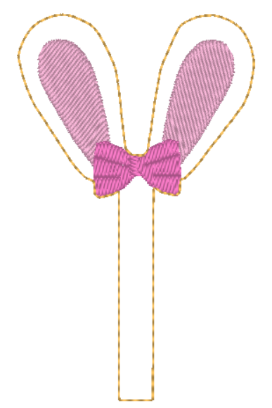 Bunny Ears Peeker | 2 Styles - Digital Embroidery File