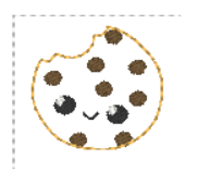 Cookie feltie in 3 sizes | Digital Embroidery File