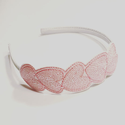 Sweet Hearts Embroidered Slider