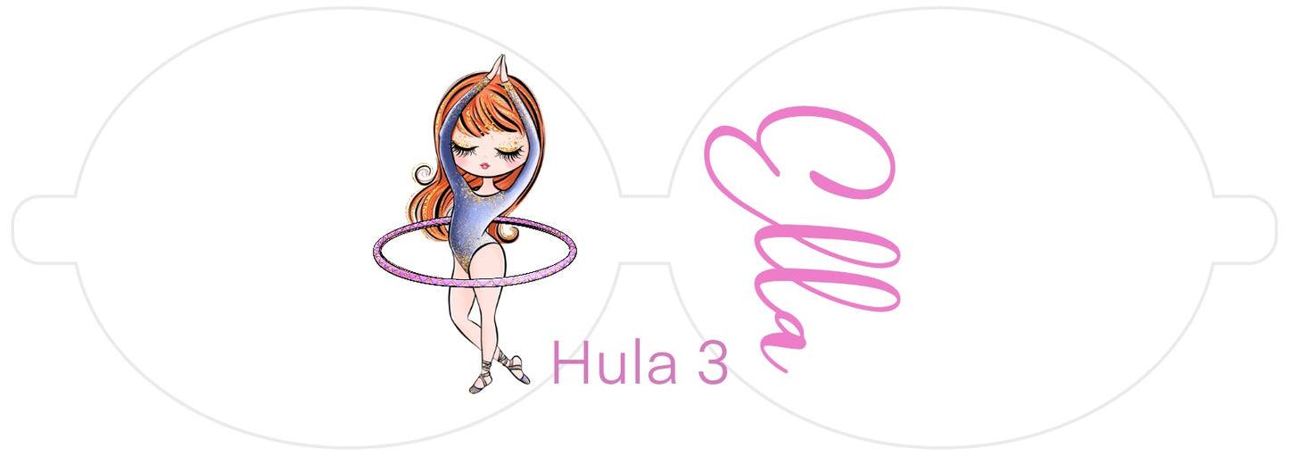 Personalised Gymnastics | Printed Leatherette Bow Loops