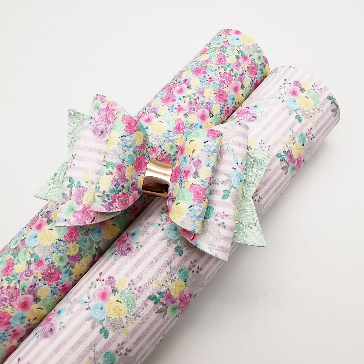 Rainbow Blooms Artisan Leatherette