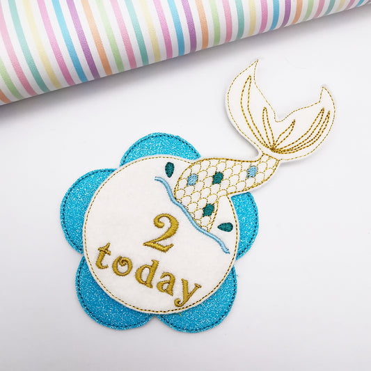 Have a Splash Mermaid Birthday Badge Kit