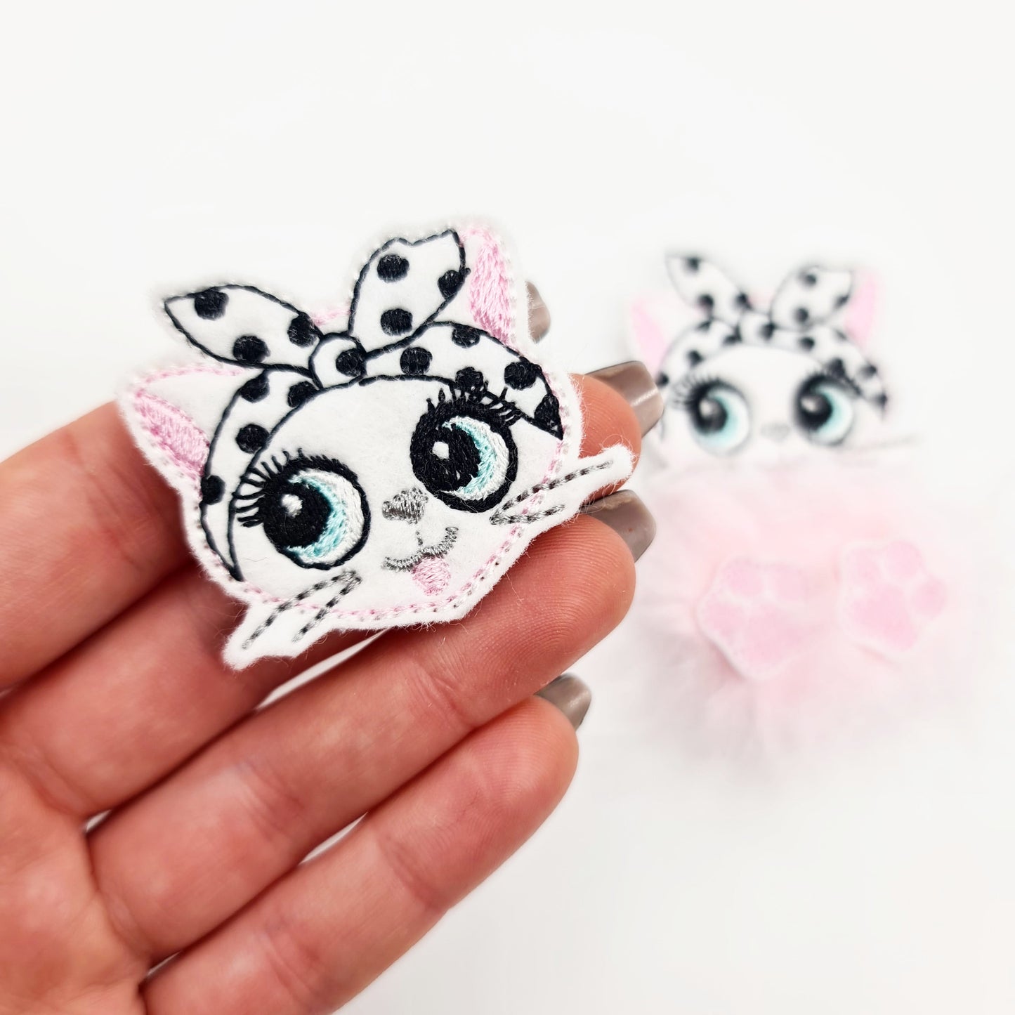 Cora Cat Sassy Babe Felties / Strip of 3