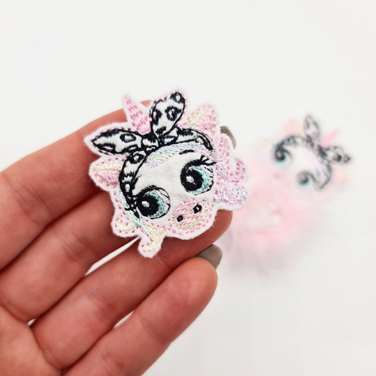 Ursula Unicorn Sassy Babe Felties / Strip of 3