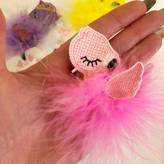 Fearne Flamingo Fur Baby