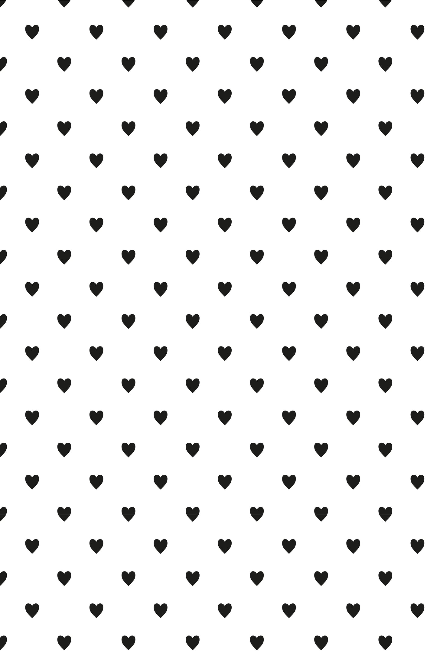 Monochrome Hearts Photography Backdrop