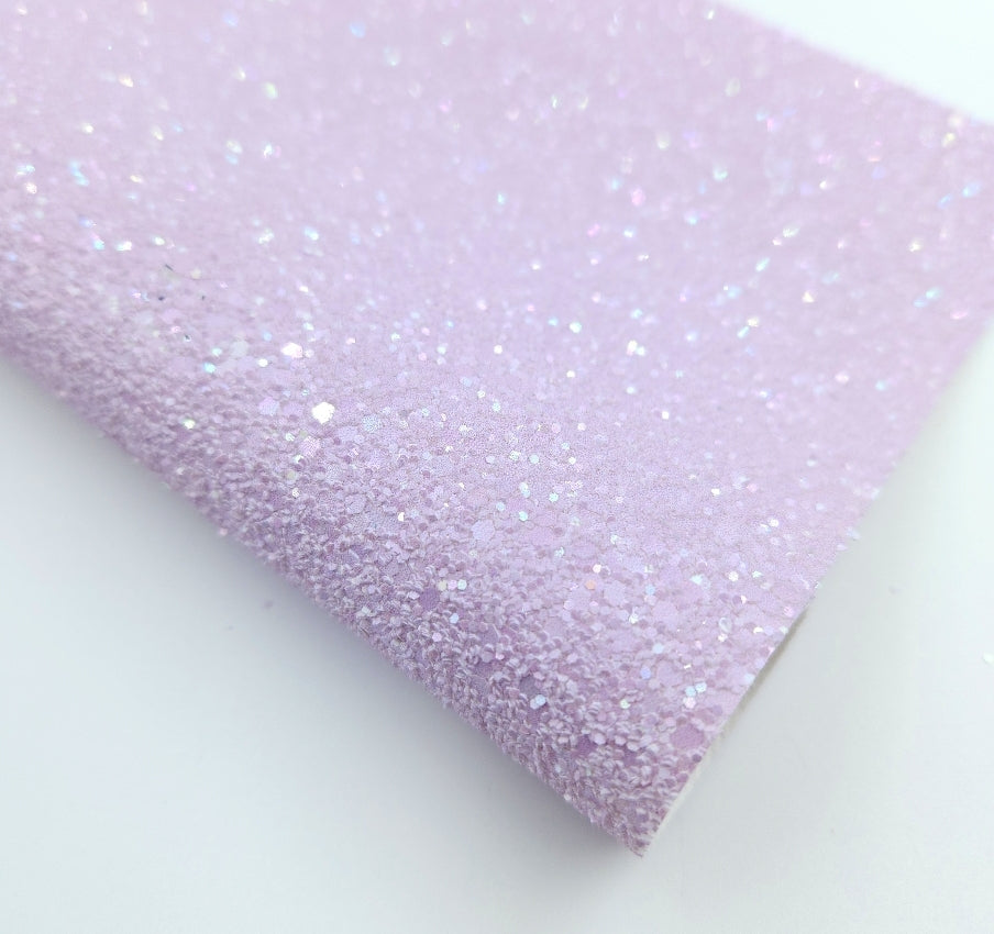 Perfect Lilac Printed Chunky Glitter