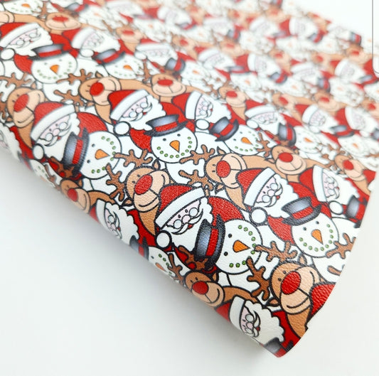 Christmas Collage Artisan Leatherette