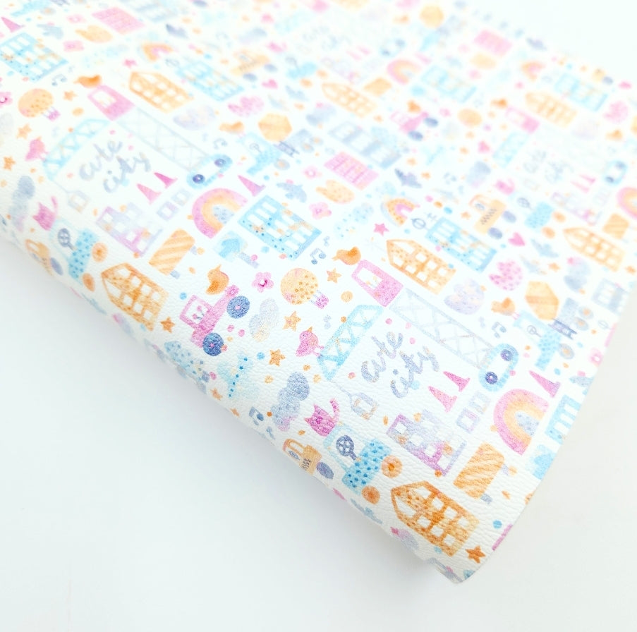 Cute City Artisan Leatherette